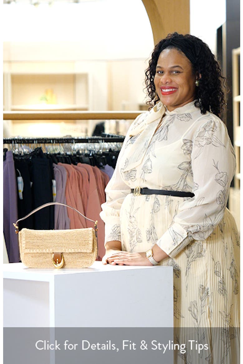 Harlow Raffia Shoulder Bag video