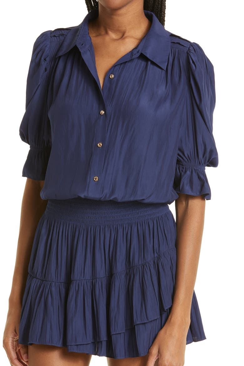 Angelina Tiered Dress, Alternate, color, SPRING NAVY