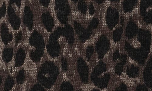 Splendid Leopard Print Sweater Pants In Animal Print