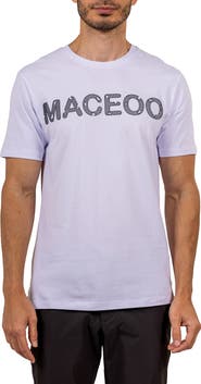 Maceoo Logo Cotton Graphic T-Shirt