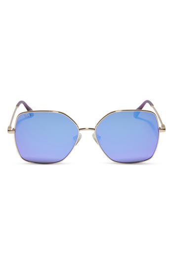 DIFF DIFF IRIS 59MM SQUARE SUNGLASSES