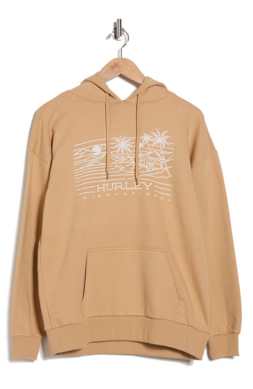 Hurley Maui Oversized Hoodie In Neutral