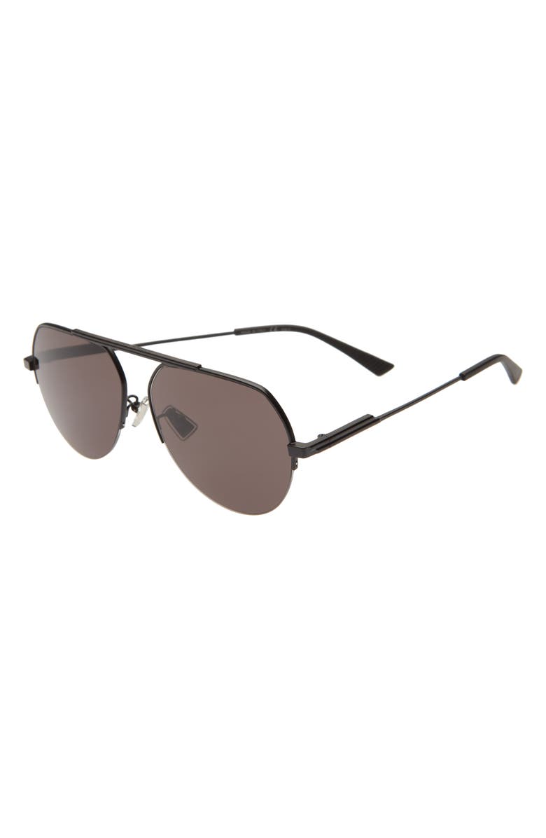 Bottega Veneta 58mm Navigator Sunglasses, Alternate, color,