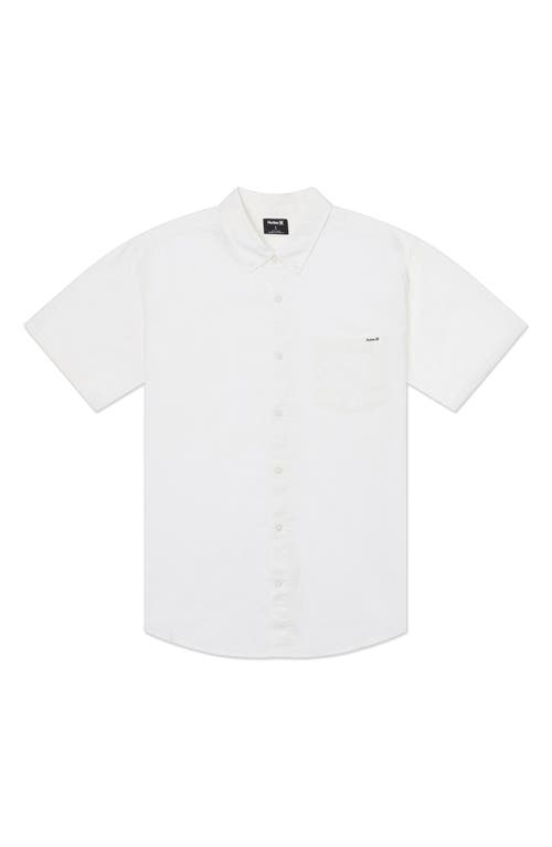 Hurley Icon Stretch Button-down Shirt In Gray