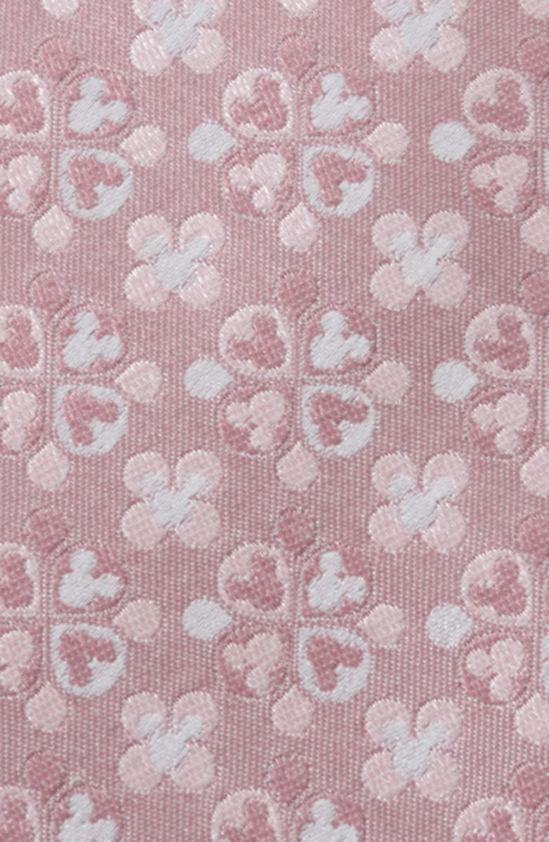 Cufflinks, Inc. x Disney Mickey Mouse Floral Silk Tie, Alternate, color, Pink