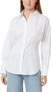 Habitual Fitted Cotton Blend Button-Up Shirt