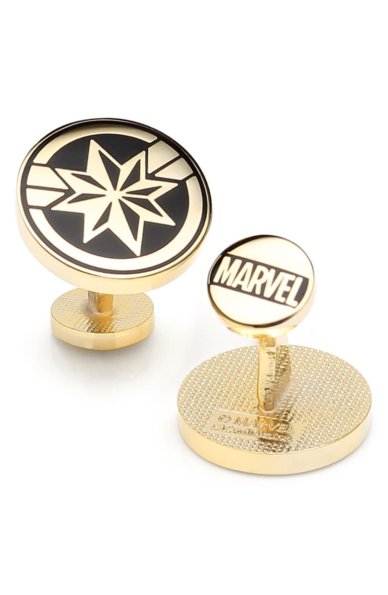 Cufflinks, Inc. Captain Marvel Cuff Links, Main, color, 