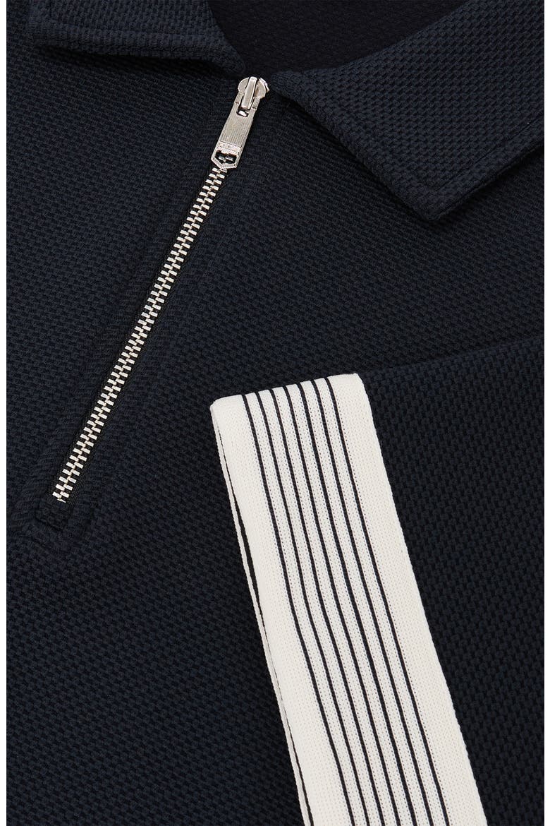 Bruno Quarter Zip Polo, Alternate, color, NAVY