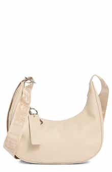 Baggu Small Recycled Leather Crescent Bag