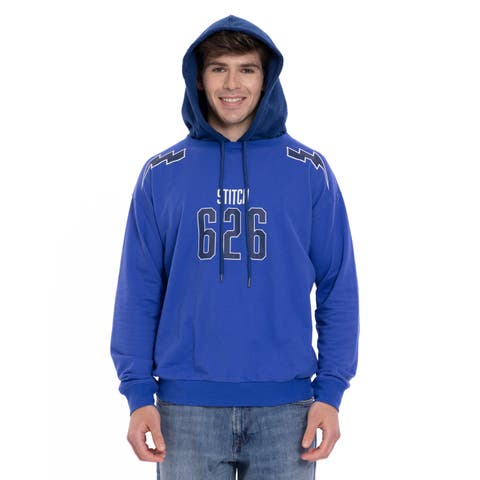 Lilo & Stitch French Terry Drop Shoulder Pullover Hoodie