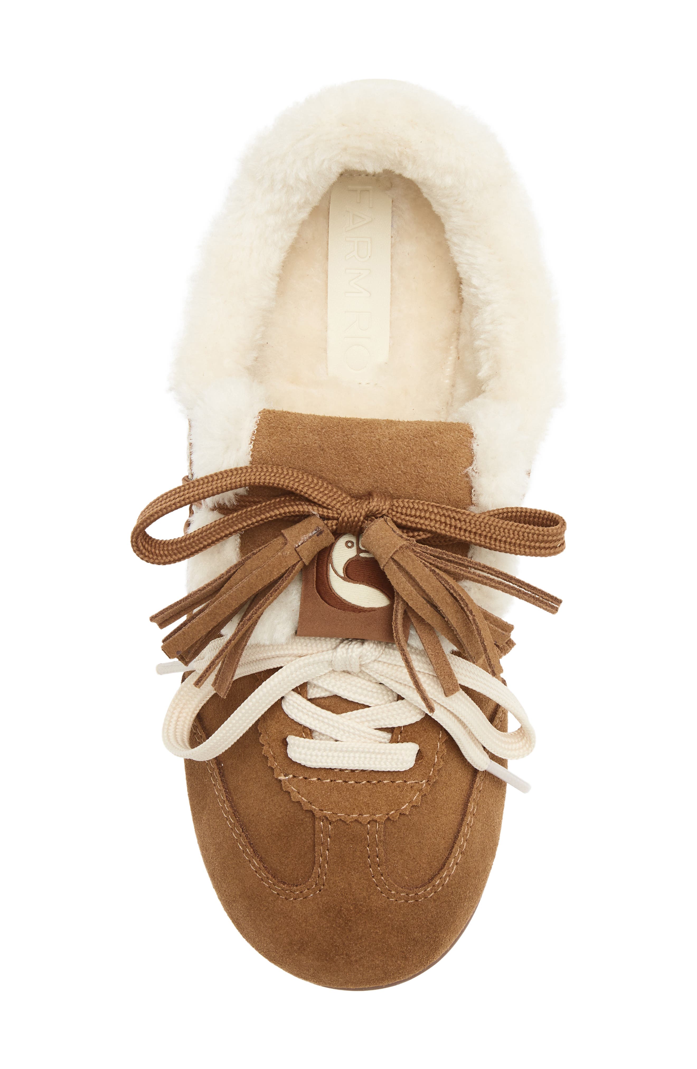 Faux Fur Lined Sneakerina Sneaker, Alternate, color, SAND