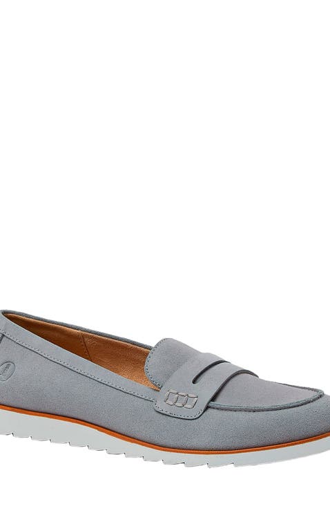 Comfort Lug Sole Suede Loafers