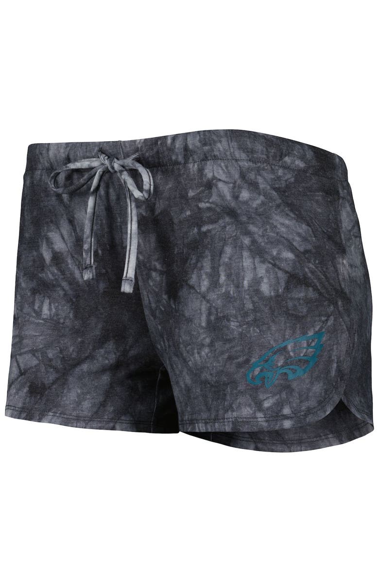 CONCEPTS SPORT Women's Concepts Sport Charcoal Philadelphia Eagles Billboard Scoop Neck Racerback Tank and Shorts Sleep Set, Alternate, color, 