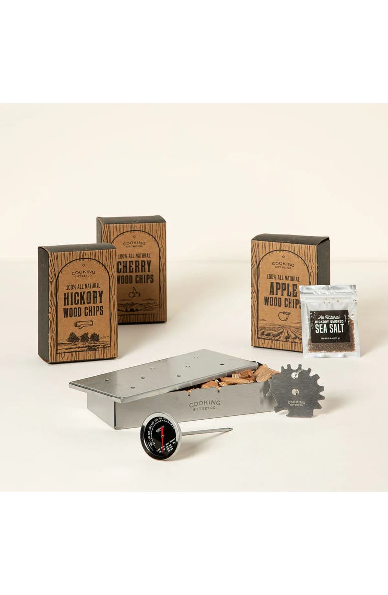 Uncommon Goods Grill Smoker Gift Set by Cooking Gift Set Co, Main, color, Silver