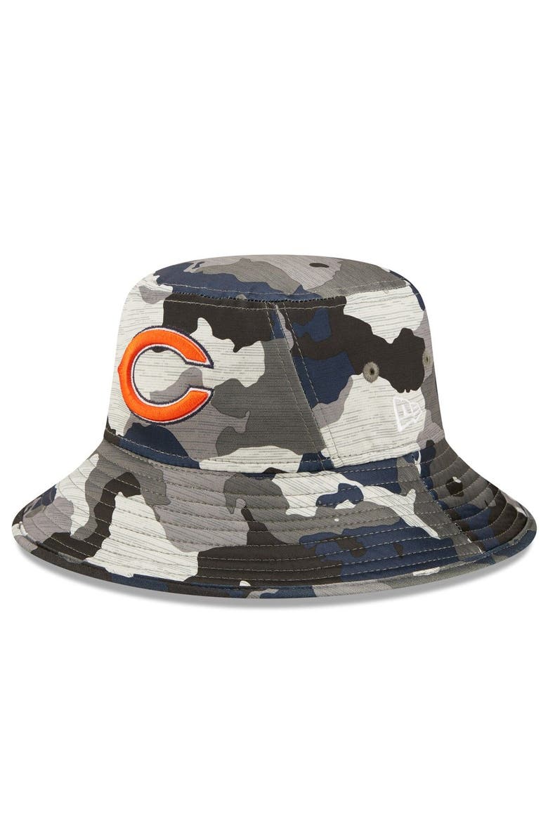 New Era Men's New Era Camo Chicago Bears 2022 NFL Training Camp Official Bucket Hat, Main, color, 