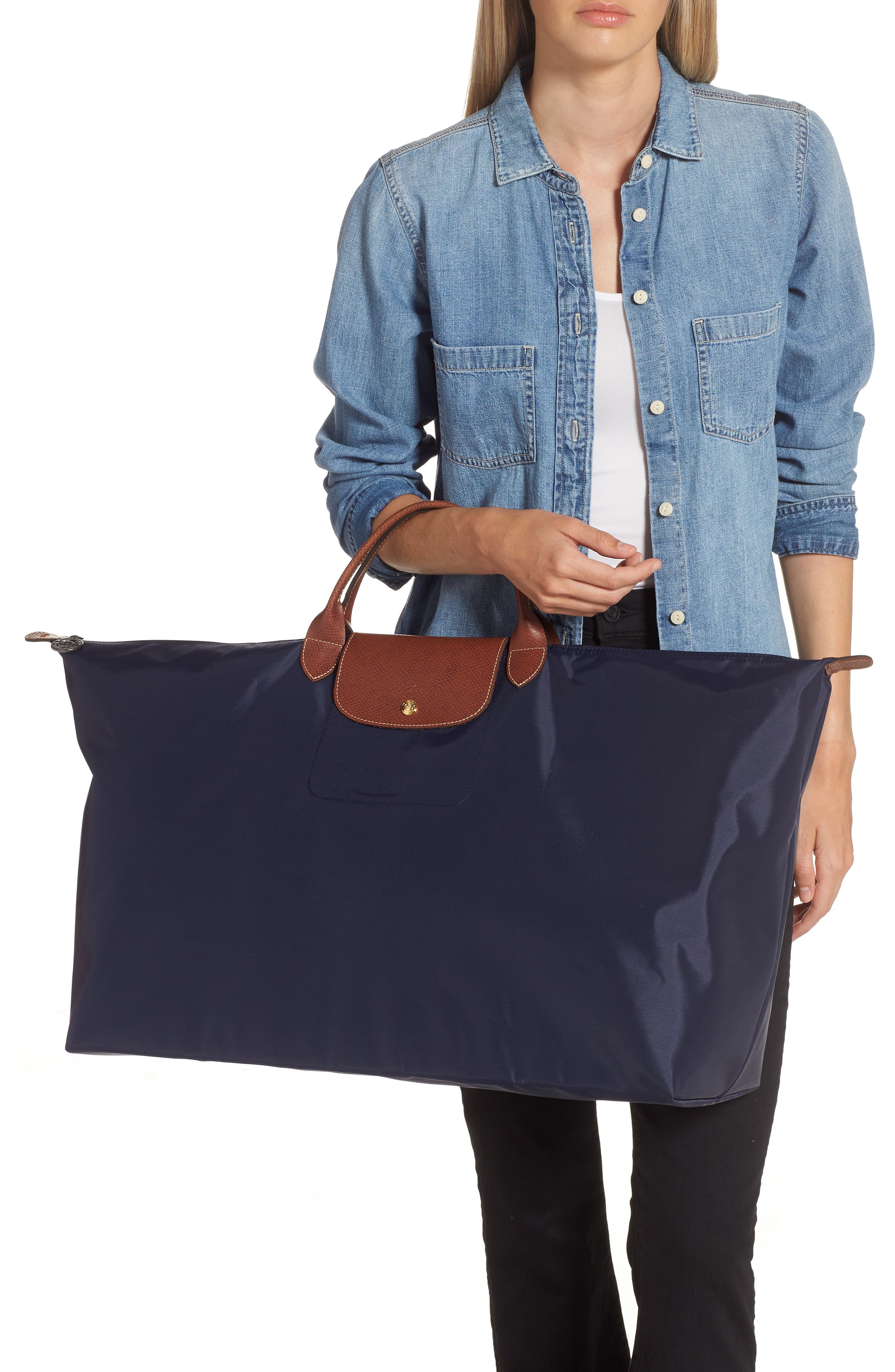 Longchamp Extra Large Le Pliage Original Travel Bag, Alternate, color, 
