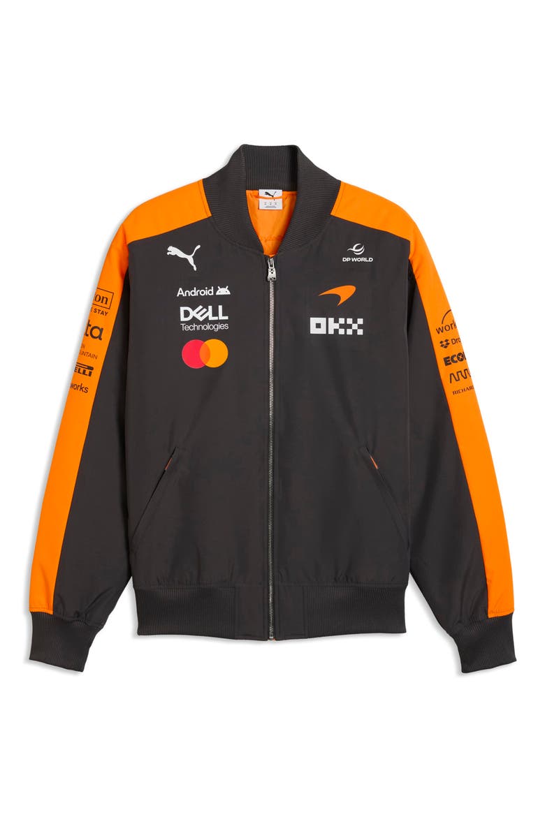 McLaren Replica Bomber Jacket, Main, color, PAPAYA