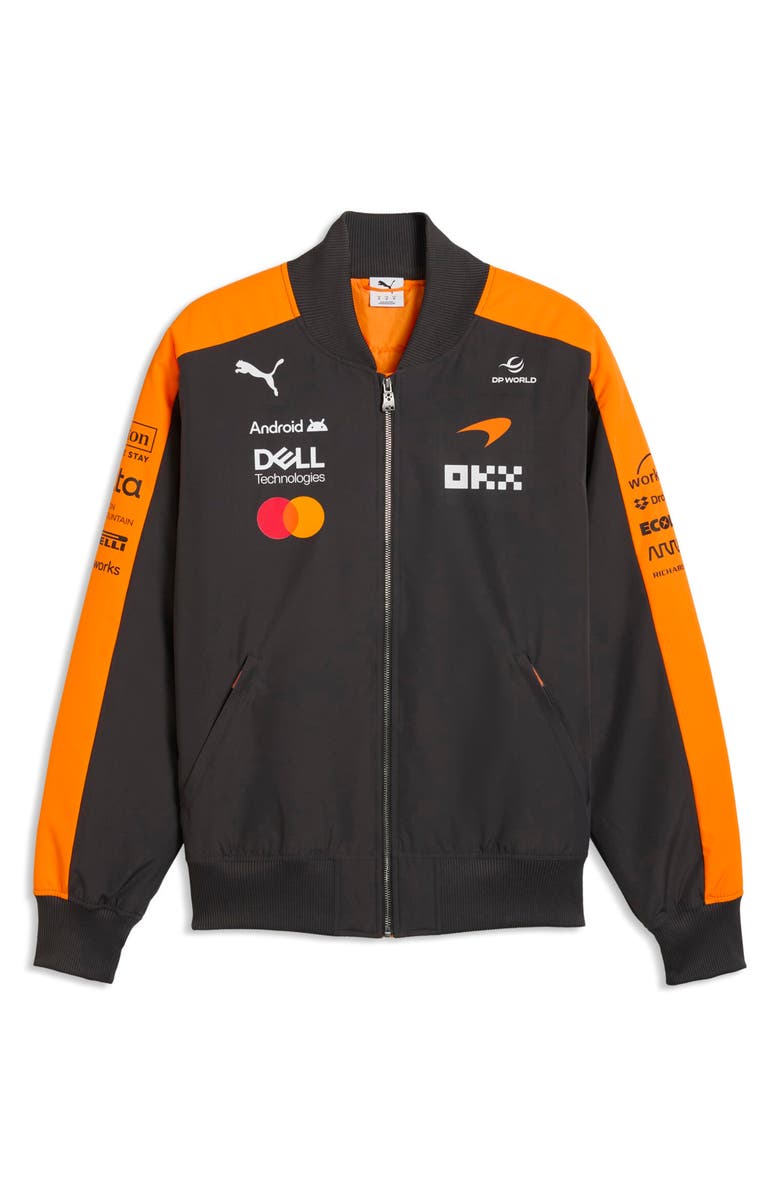 PUMA McLaren Replica Bomber Jacket, Main, color, Papaya