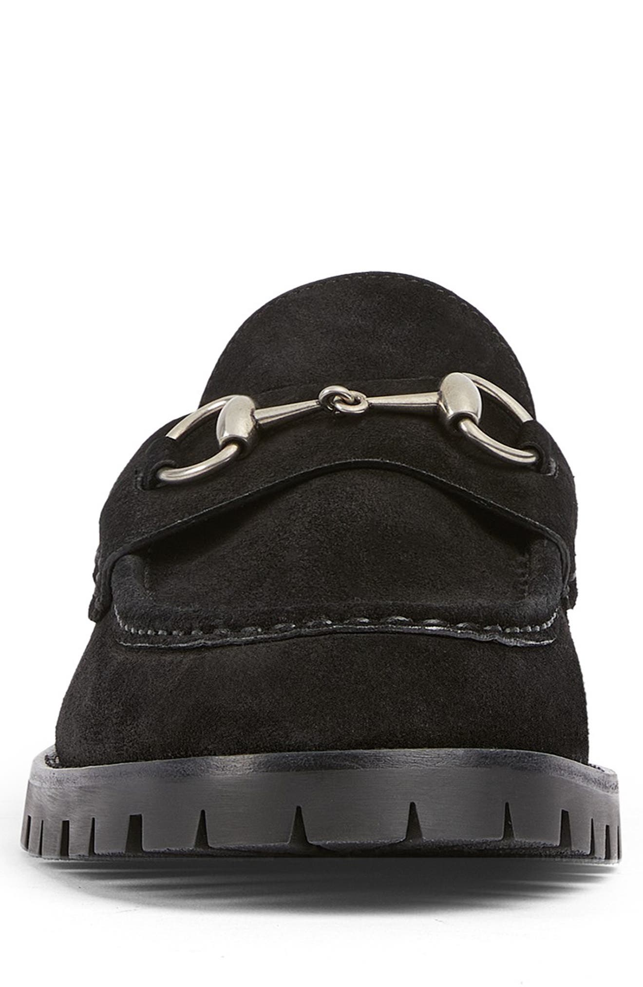 Gucci Sylke Horsebit Loafer, Alternate, color, Black