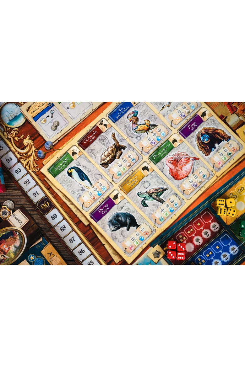 Encyclopedia Dice Based Worker Placement Board Game 4+, Alternate, color, Multicolored