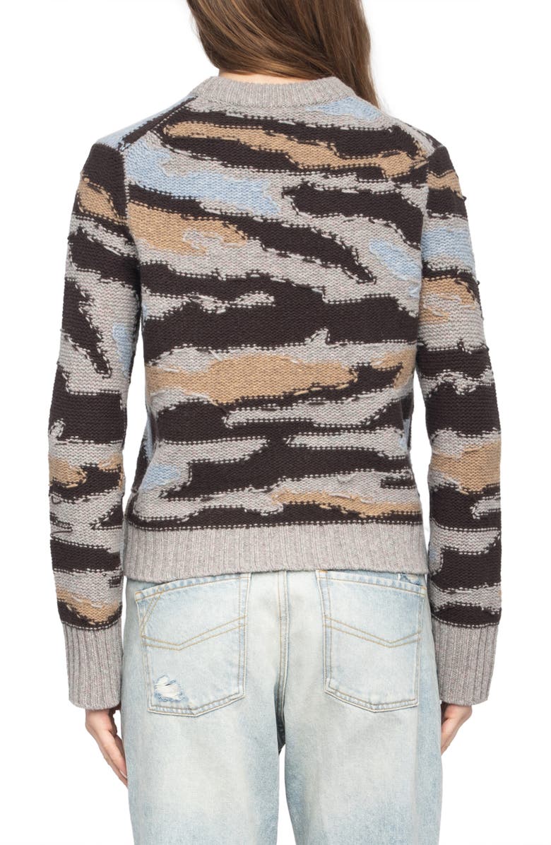 Zadig & Voltaire Malty Merino Wool Sweater, Alternate, color, 