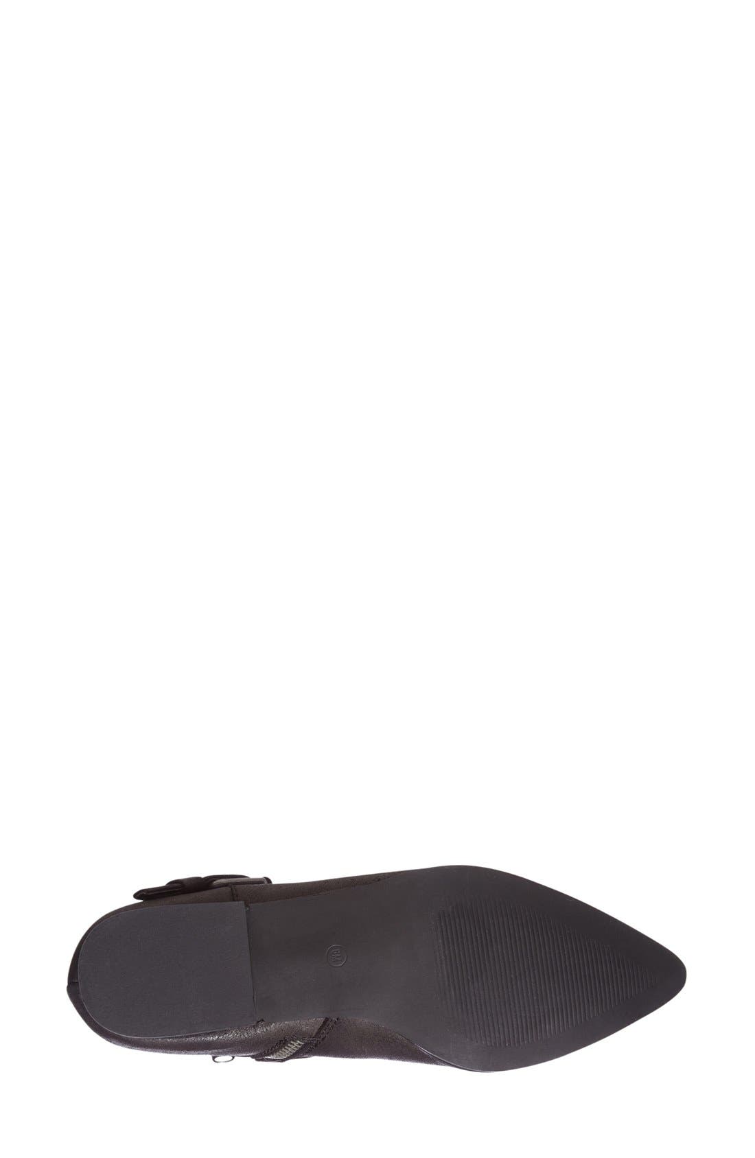 Uptown Bow Slide Sandal, Alternate, color, BLACK