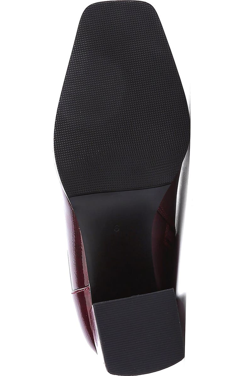 NINETY UNION Fortune Square Toe Boot, Alternate, color, Burgundy