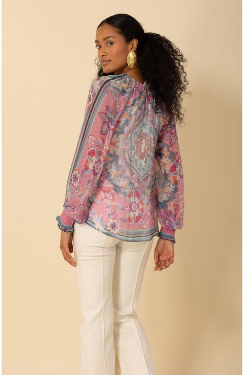 Halebob Michaela Chiffon Top In Pink