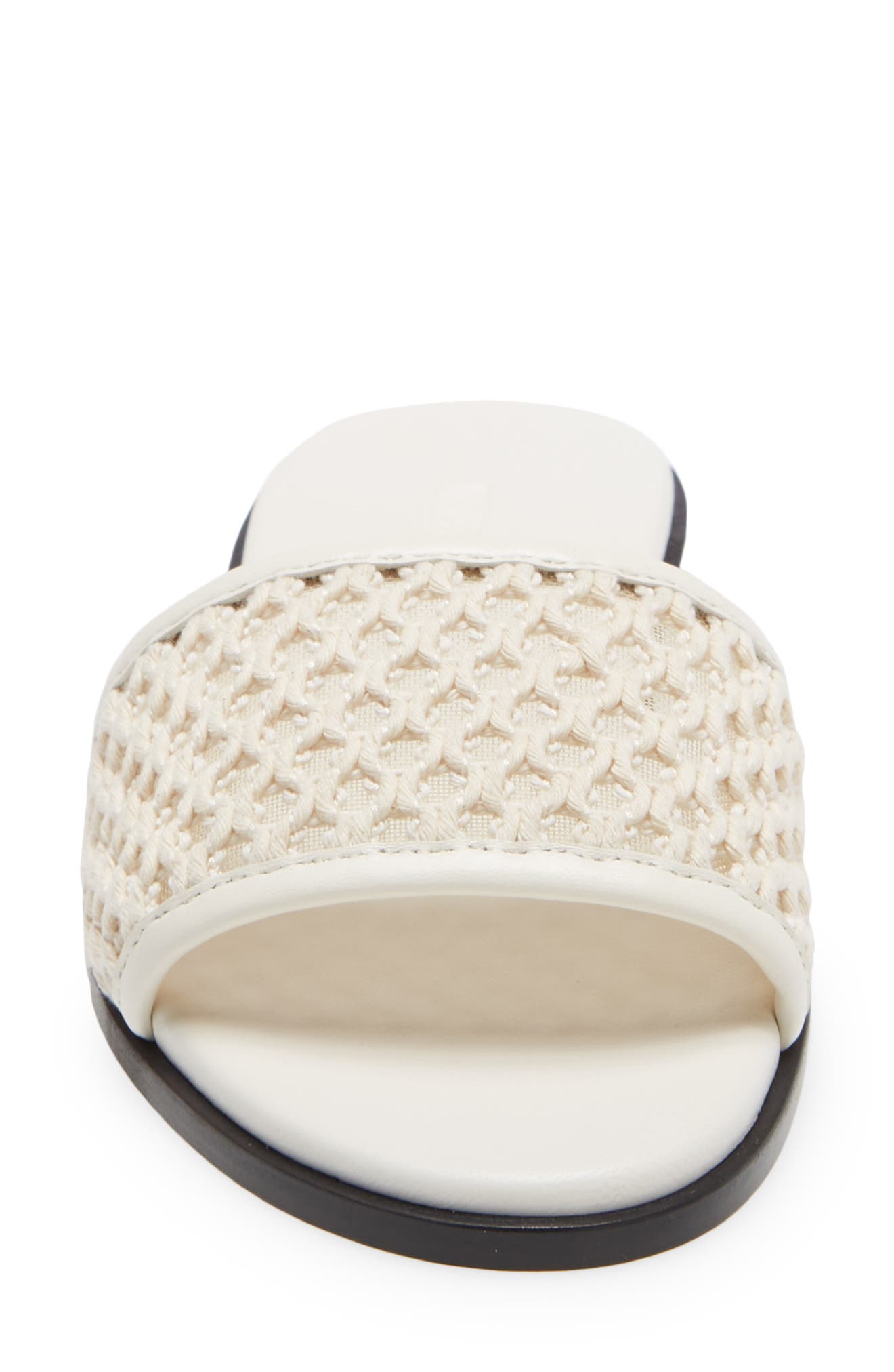 Minea Slide Sandal (Nordstrom Exclusive), Alternate, color, ECRU