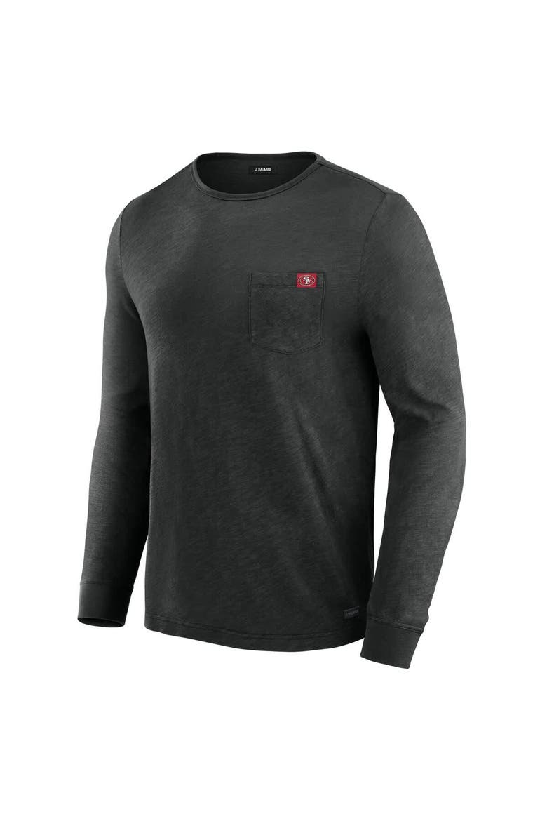 Men's J. Palmer Black San Francisco 49ers In-The-Pocket Long Sleeve T-Shirt, Alternate, color, Black