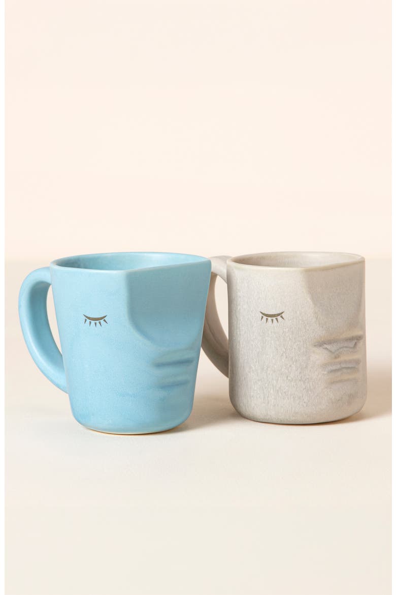 The Kissing Mugs, Main, color, Gray