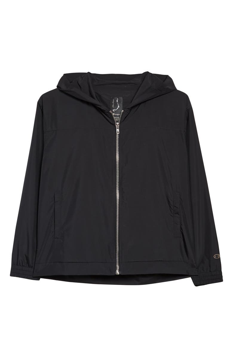 Rick Owens x Champion Water Repellent Hooded Windbreaker, Main, color,