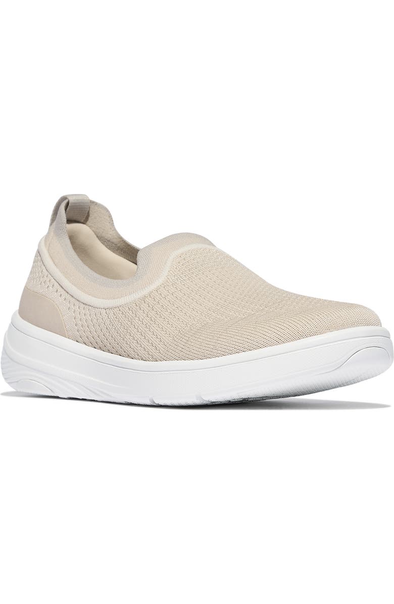 FitFlop SUPER-Q Knit Slip-On Sneaker, Main, color, Paris Beige