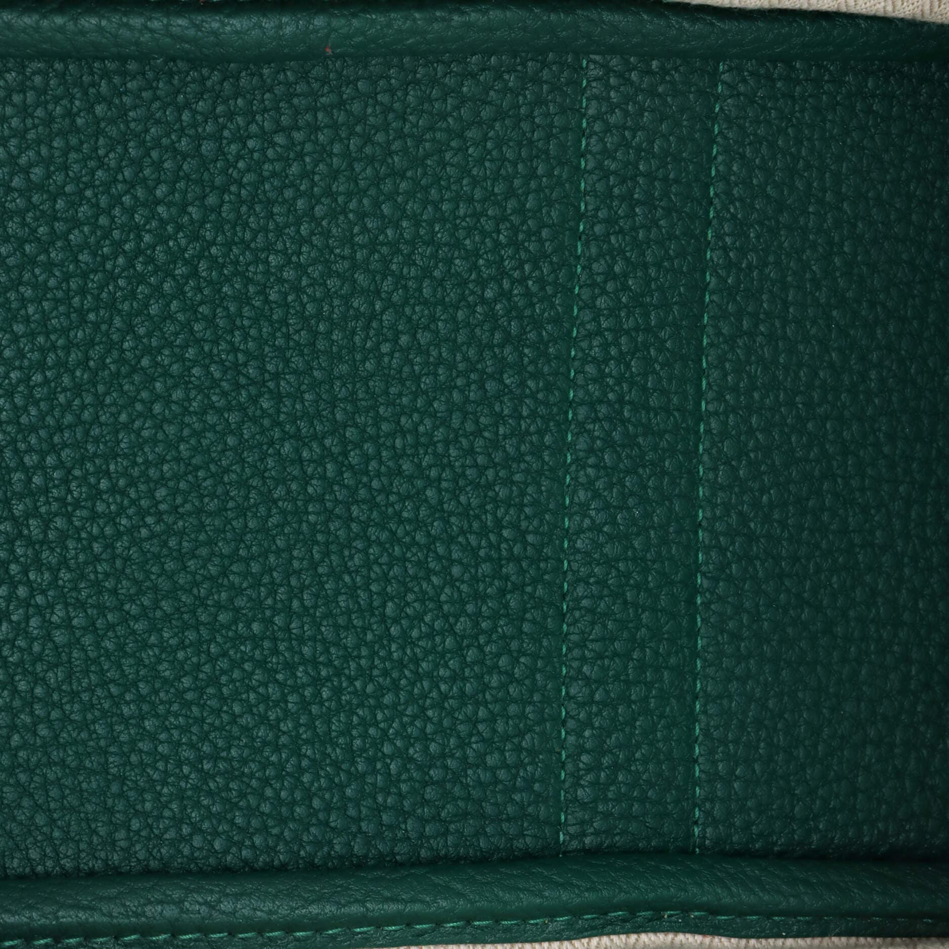 Pre-Owned Hermes Garden Party Tote Leather 30, Alternate, color, Malachite