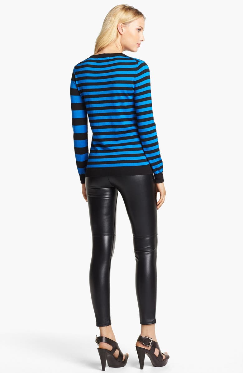 MICHAEL Michael Kors Faux Leather Leggings, Alternate, color, 