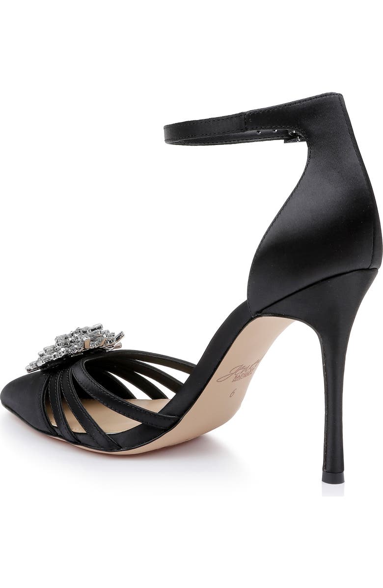 Jewel Badgley Mischka Violette Ankle Strap Pointed Toe Pump, Alternate, color,