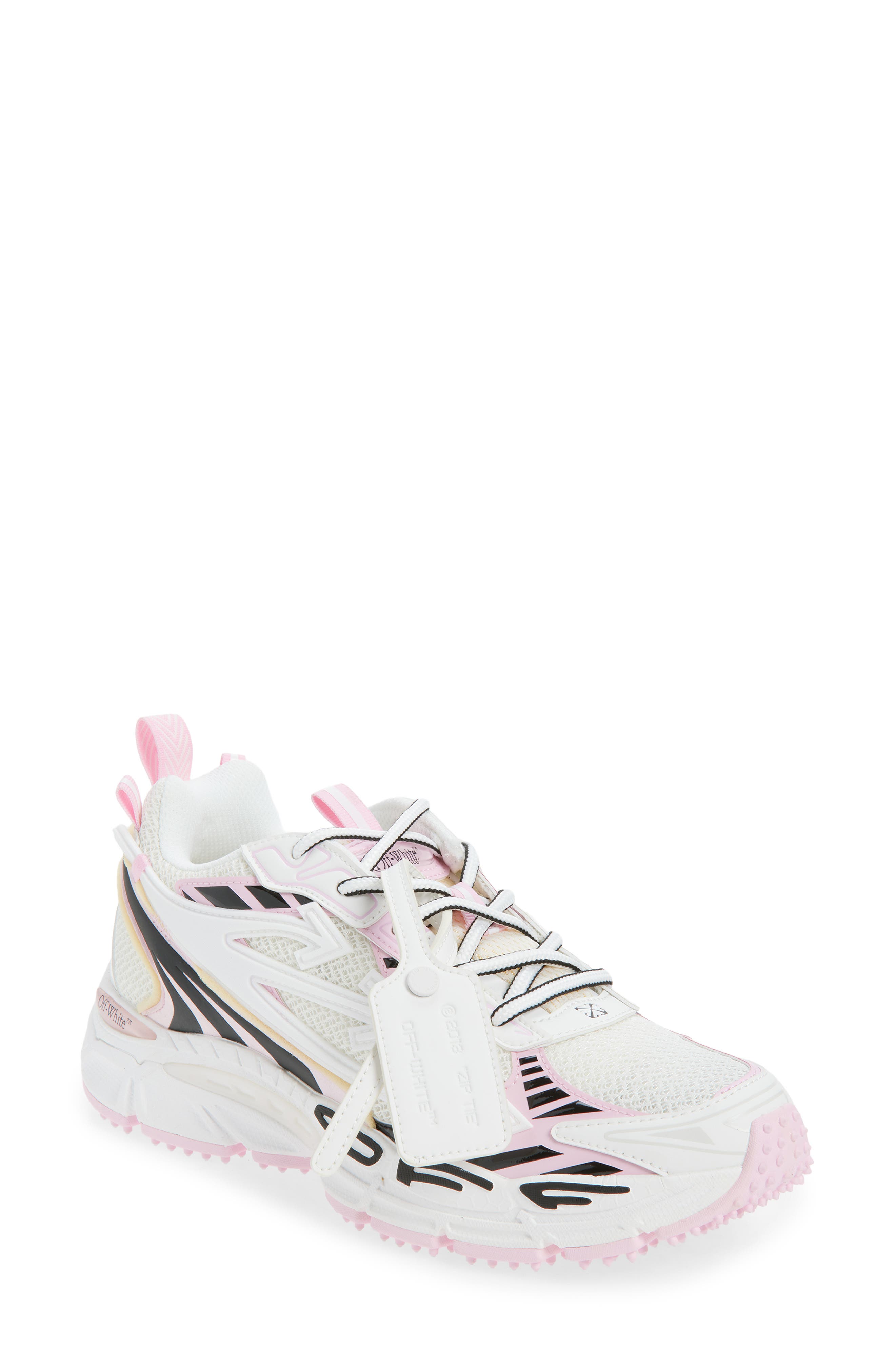 Off-White Be Right Back Sneaker, Main, color, White - Soft Pink