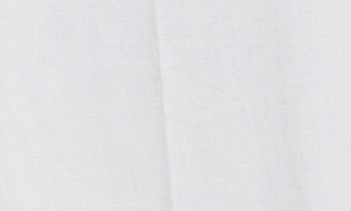 Nydj Morgan Stretch Linen Wide Leg Ankle Pants In White
