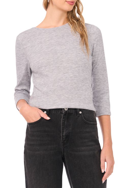 Three Quarter Sleeve Knit Top