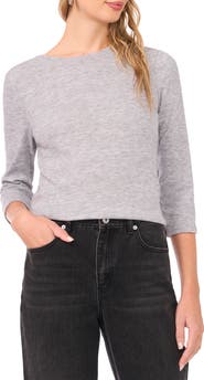 Vince Camuto Three Quarter Sleeve Knit Top