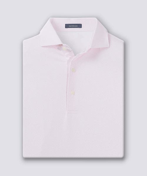 Turtleson Raynor Performance Polo In Pink