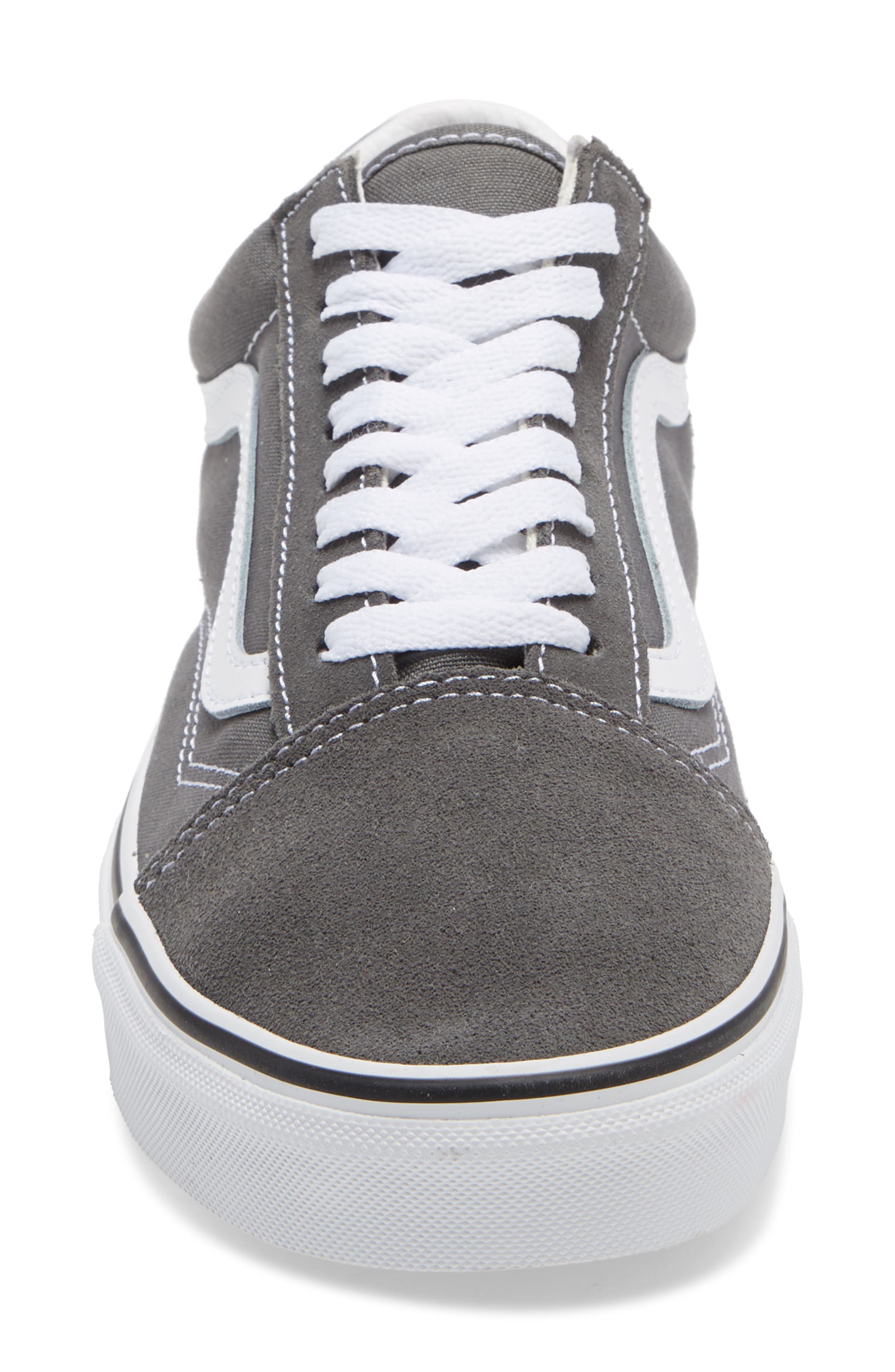 Old Skool Sneaker, Alternate, color, PEWTER/ TRUE WHITE