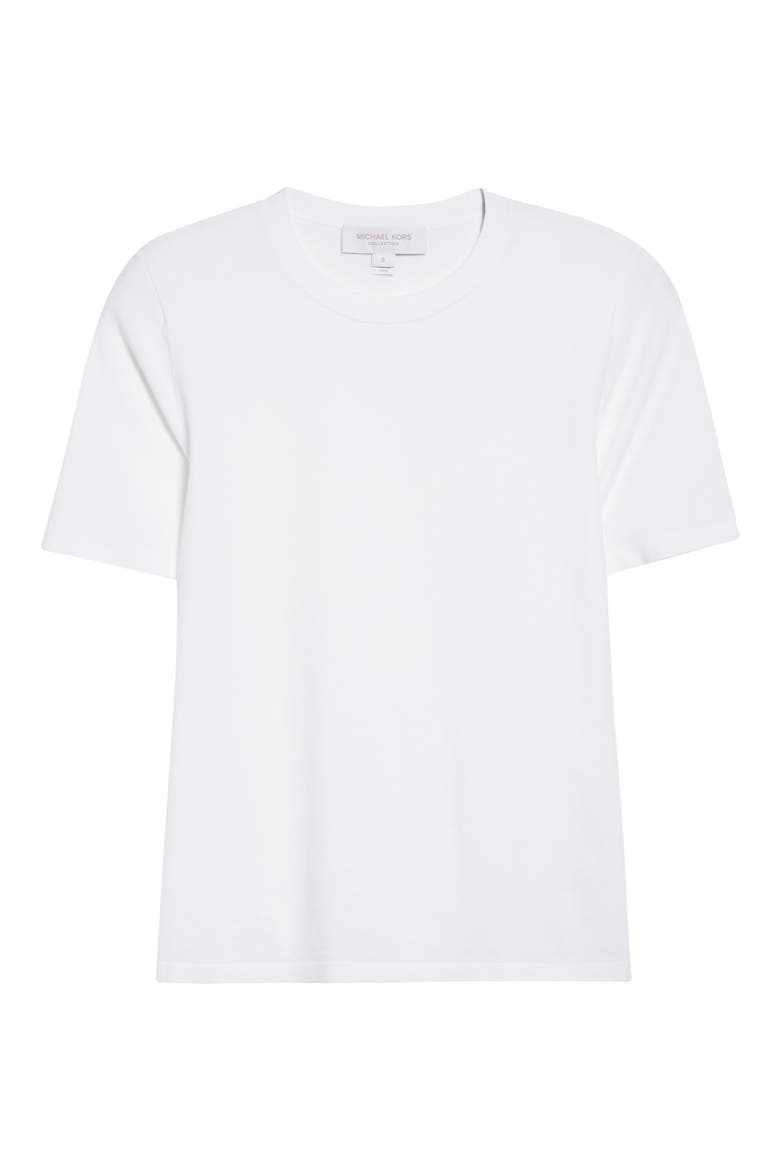 Knit T-Shirt, Alternate, color, OPTIC WHITE