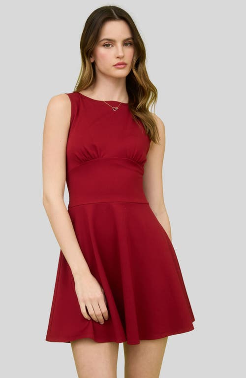 Blu Pepper Fit & Flare Minidress