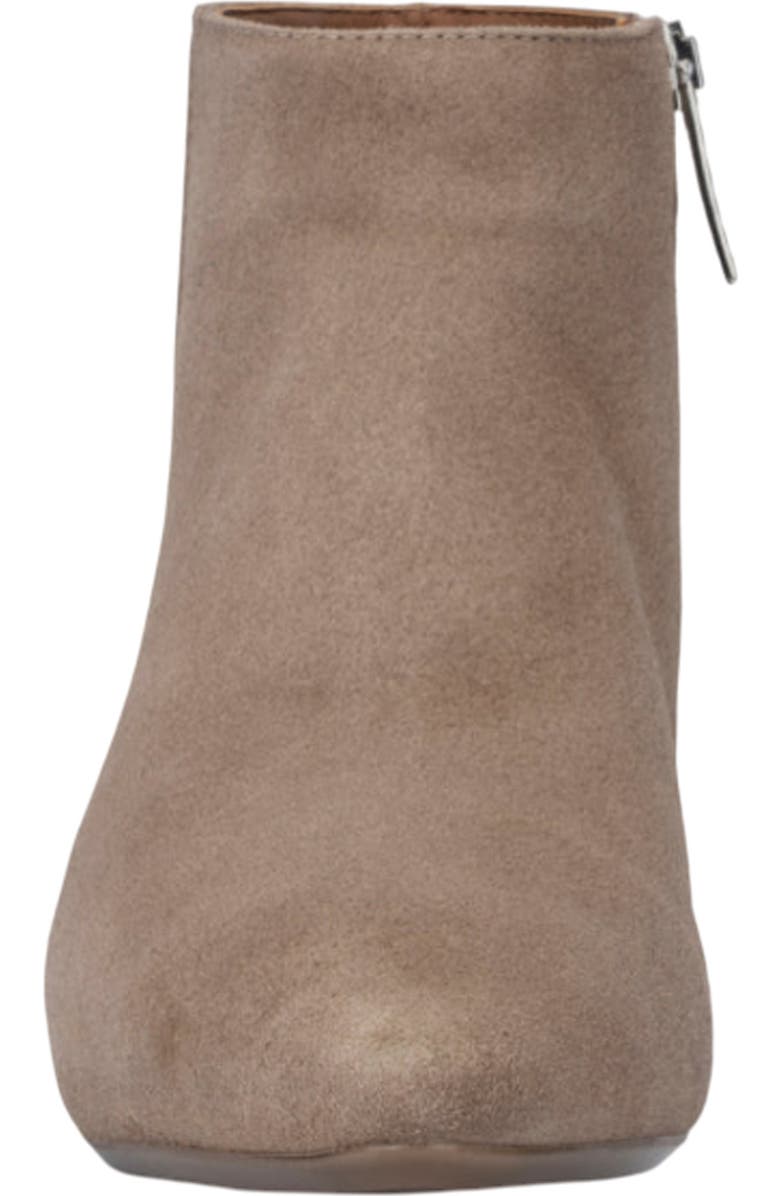 Aquatalia Prisilla Pointed Toe Weatherproof Zip Bootie, Alternate, color, Taupe