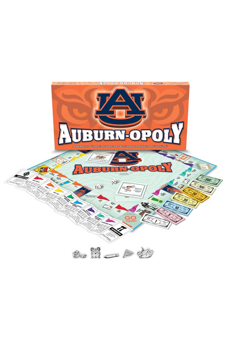 Auburn University Auburnopoly Monopoly Board Game, Main, color, Multicolored
