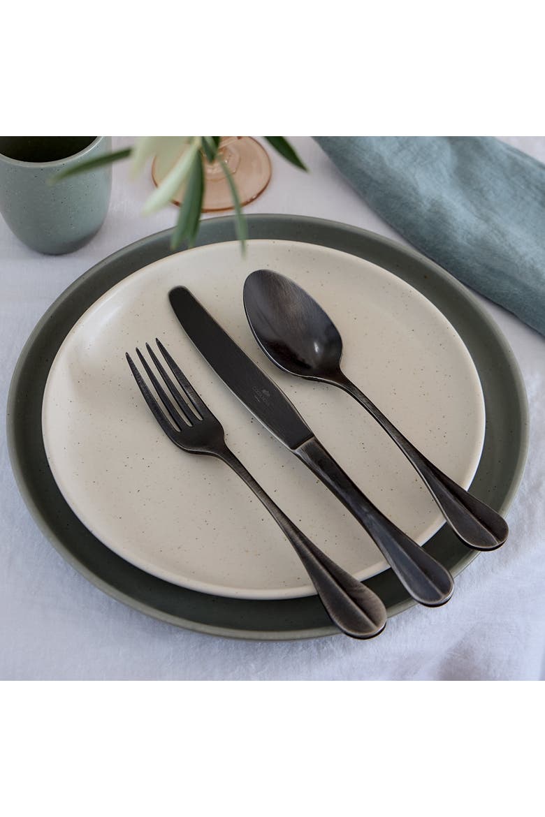 Nau Flatware 5 pieces, Alternate, color, Antique black