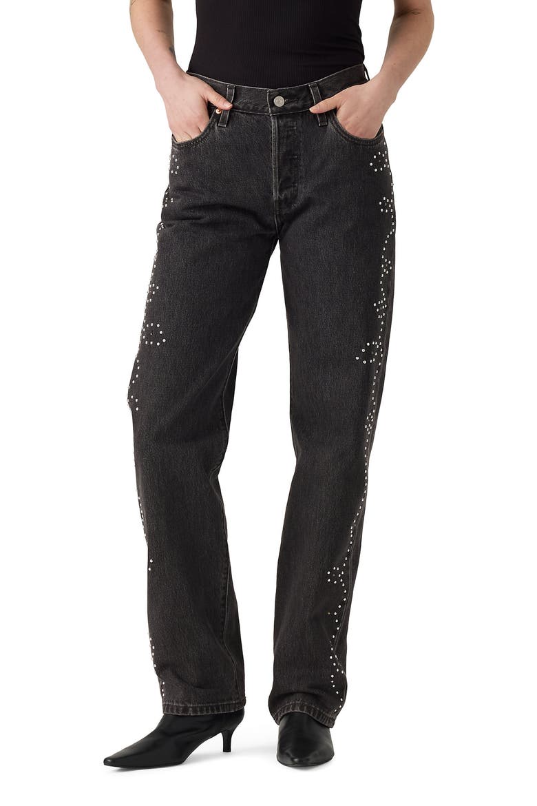 501® '90s Straight Leg Jeans, Main, color, BEJEWELED