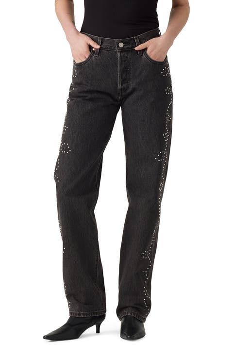 501® '90s Straight Leg Jeans (Bejeweled)