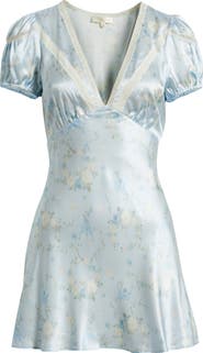 LoveShackFancy Sylara Silk Minidress
